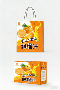 简约手提袋设计展示图片