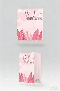 简约手提袋设计展示图片