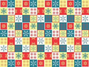 多彩几何图案拼接背景