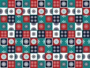 多彩几何图案无缝背景