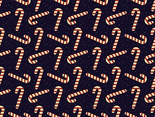 圣诞糖果棒图案背景