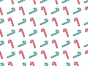 圣诞糖果手杖图案背景