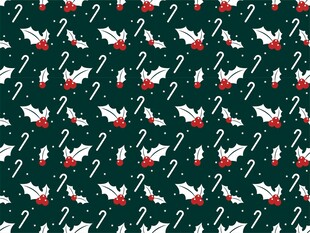 圣诞主题无缝图案背景