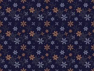 深蓝色雪花图案纹理背景