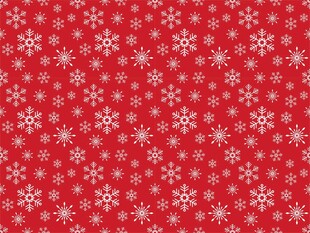 红色雪花图案背景纹理