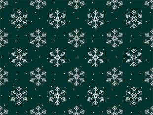 深绿底雪花图案纹理背景