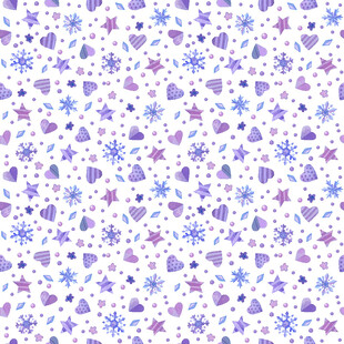 梦幻星花图案背景