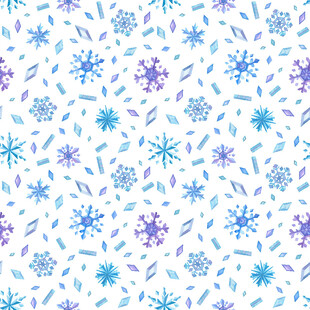 雪花图案背景