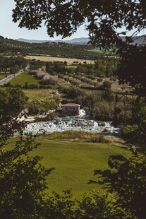 田园风光俯瞰美景