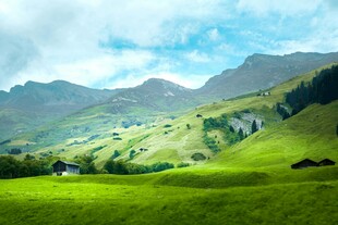 山间绿野美景