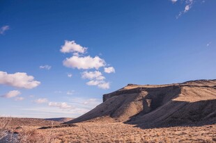 壮丽 漠山丘景观