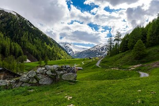 山间绿野美景