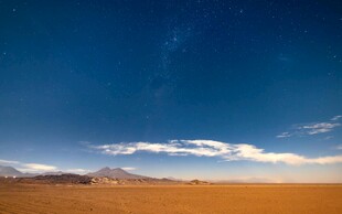 广袤 漠上的璀璨星空