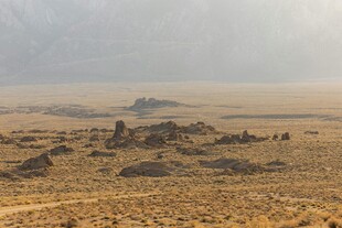 荒凉广袤的 漠景观