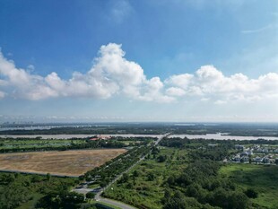 田园风光航拍美景