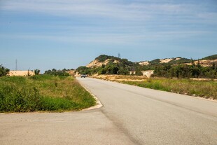 乡村公路旁的自然风光