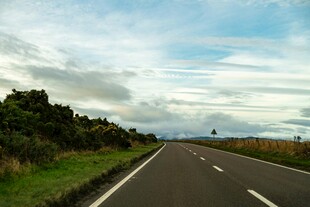 公路风景 开阔清新之路