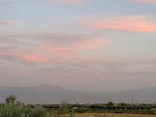 黄昏时分的天边美景