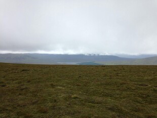 广袤草原上的朦胧天际