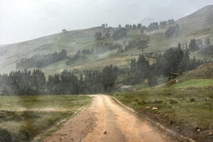 山间土路 自然静谧之景