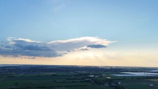 天空中的壮丽云层景观