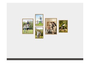 复古风格装饰画组合展示