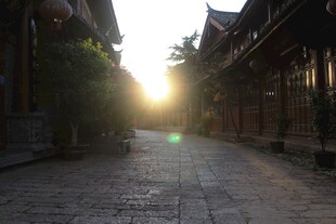 古巷夕照