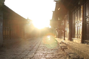 古巷夕阳 静谧时光