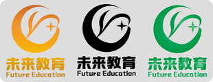 未来教育品牌LOGO标识展示