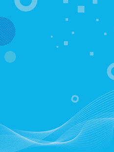 蓝色简约几何波浪背景图