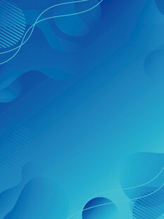 蓝色渐变抽象波浪背景图