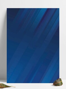 蓝色渐变抽象艺术画作