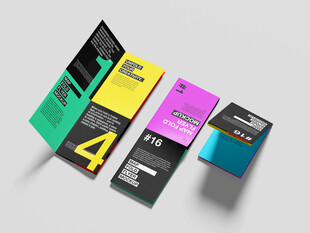 折页宣传单展示样机