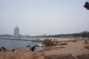 海滨城市美丽海岸线