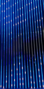 蓝色闪烁点状光效背景