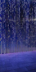 蓝色数字矩阵科技背景图