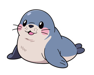 海狮 矢量图可改颜色