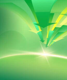 绿色动感光线抽象背景图