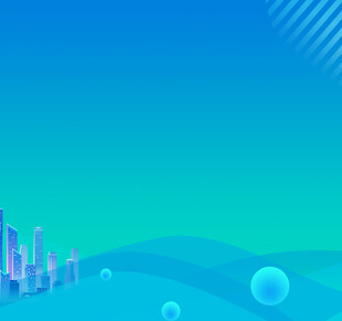 梦幻蓝绿渐变科技风背景