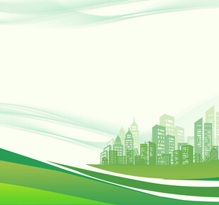 绿色城市背景图