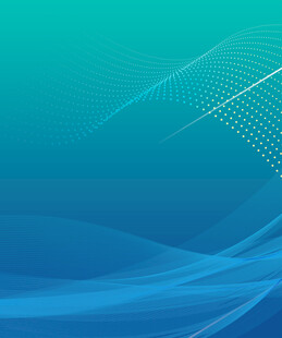 蓝绿渐变线条抽象背景图