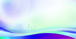 梦幻渐变波浪背景图