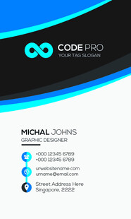 现代简约商务名片模板