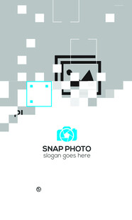 高档简约蓝色系名片模板