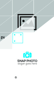 高档简约蓝色系名片模板