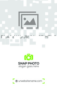 高端简约绿色名片模板 