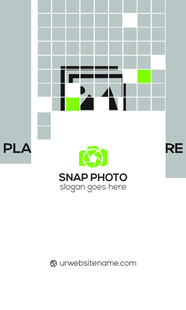 高端简约绿色名片模板