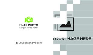 高端简约绿色名片模板 