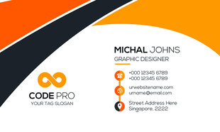 商务风格企业名片素材