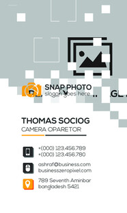 高档橙色简约名片